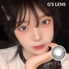 Lens Mắt Kính Áp Tròng Màu Đen Vân Nhũ OD-5933 Lens Black Hot Douyin Size S 14.2mm Có 0 Đến 6 Độ Lệch Độ