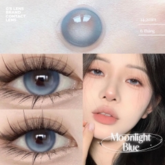 Kính áp tròng 6 tháng MOONLIGHT BLUE màu xanh sáng tây giãn tròng nhỏ GTRENDY - MC38