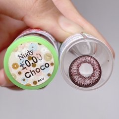 Lens Mắt, Kính Áp Tròng Màu BLACK + CHOCO KHÔNG CẬN Size S, M, L