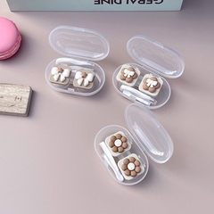 Khay Mini 3D Hoa Nhiều Mẫu - Case Đựng Lens