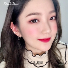 Lens Mắt, Kính Áp Tròng Màu BLACK + CHOCO KHÔNG CẬN Size S, M, L