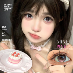 Kính áp tròng 6 tháng MINI PINK màu hồng sáng tây giãn tròng nhỏ GTRENDY - MCK1
