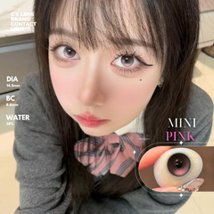 Kính áp tròng 6 tháng MINI PINK màu hồng sáng tây giãn tròng nhỏ GTRENDY - MCK1