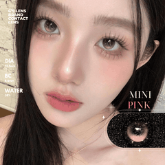 Kính áp tròng 6 tháng MINI PINK màu hồng sáng tây giãn tròng nhỏ GTRENDY - MCK1