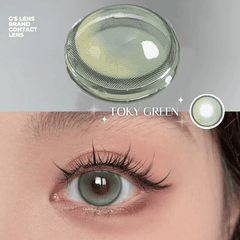 Kính áp tròng 6 tháng TOKY GREEN màu xanh lá sáng tây giãn tròng nhỏ GTRENDY - MCK1
