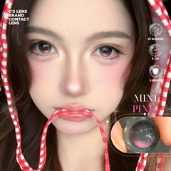 Kính áp tròng 6 tháng MINI PINK màu hồng sáng tây giãn tròng nhỏ GTRENDY - MCK1