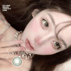 Kính áp tròng 6 tháng TOKY GREEN màu xanh lá sáng tây giãn tròng nhỏ GTRENDY - MCK1