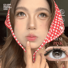 Kính áp tròng 6 tháng MINI PINK màu hồng sáng tây giãn tròng nhỏ GTRENDY - MCK1