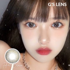 Lens Mắt Kính Áp Tròng Nâu Xám Ánh Kim Không Giãn Size Xs 14mm Có 0 Đến 6 Độ Cận Lệch Độ Fd403 Brown Xs