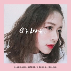 Lens Mắt, Kính Áp Tròng Màu BLACK + CHOCO KHÔNG CẬN Size S, M, L