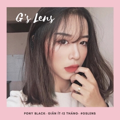 Lens Mắt, Kính Áp Tròng Màu BLACK + CHOCO KHÔNG CẬN Size S, M, L