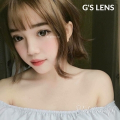 Lens Mắt Đen Trơn Size M Giãn Vừa 14.5mm Có 0 Đến 8 Độ