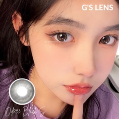 Lens Mắt Kính Áp Tròng Màu Đen Vân Nhũ OD-5933 Lens Black Hot Douyin Size S 14.2mm Có 0 Đến 6 Độ Lệch Độ