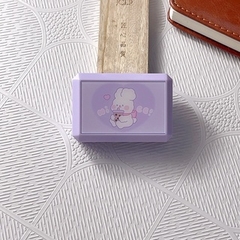 Khay Gương Mini Gấu Tím Nhiều Mẫu - Case Đựng Lens