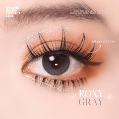 Kính áp tròng 6 tháng ROXY GRAY màu xám tự nhiên giãn tròng nhỏ GTRENDY - MC38