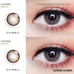 Kính Áp Tròng 50 Mẫu Lens Mắt Xám Nâu Blue Black Choco 0 Độ Cận Tây Tự Nhiên