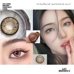 Kính Áp Tròng 50 Mẫu Lens Mắt Xám Nâu Blue Black Choco 0 Độ Cận Tây Tự Nhiên