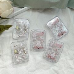 Khay Đôi Mini Cute- Case Hộp Đựng Lens