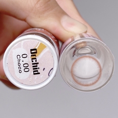 Lens Mắt, Kính Áp Tròng Màu BLACK + CHOCO KHÔNG CẬN Size S, M, L