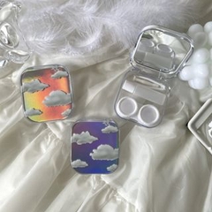 Khay Gương To Tráng Gương Mây - Case Hộp Đựng Lens