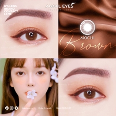 Lens mắt nâu choco Mochi Size S 14.2mm Có 0 Đến 8 Độ Lệch Độ dành cho mắt nhạy cảm Angle Eyes - G'S LENS
