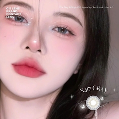 Kính áp tròng 6 tháng X471 GRAY màu xám sáng tây giãn tròng nhỏ GTRENDY - MC38