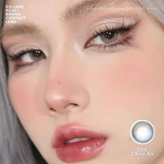 Kính áp tròng 6 tháng SHY GRAY màu xám sáng tây giãn tròng nhỏ