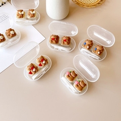 Khay Mini 3D Gấu Brown Nâu Đậm