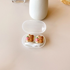 Khay Mini 3D Gấu Brown Nâu Đậm