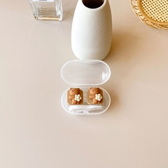 Khay Mini 3D Gấu Brown Nâu Đậm