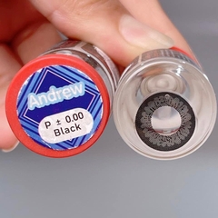 Lens Mắt, Kính Áp Tròng Màu BLACK + CHOCO KHÔNG CẬN Size S, M, L