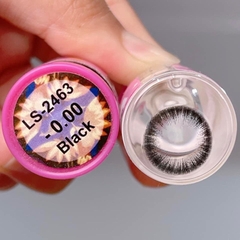 Lens Mắt, Kính Áp Tròng Màu BLACK + CHOCO KHÔNG CẬN Size S, M, L
