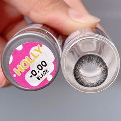 Lens Mắt, Kính Áp Tròng Màu BLACK + CHOCO KHÔNG CẬN Size S, M, L