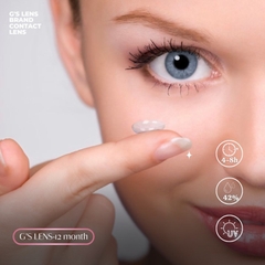 Lens Trong Suốt Cao Cấp G'S LENS 1 Đến 8 Độ Có Bán Lệch Độ