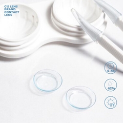Lens Trong Suốt Cao Cấp G'S LENS 1 Đến 8 Độ Có Bán Lệch Độ