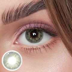 Kính áp tròng 6 tháng XIRIA GREEN màu xanh lá sáng tây giãn tròng nhỏ GTRENDY - MC38