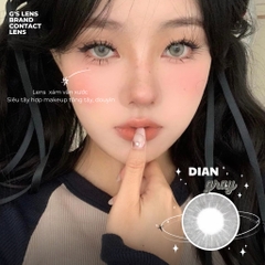 Kính áp tròng 6 tháng DIAN GRAY màu xám sáng tây giãn tròng nhỏ GTRENDY - MC38