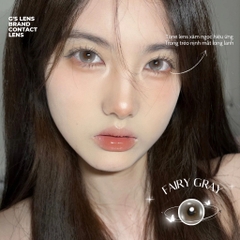 Kính áp tròng 6 tháng FAIRY GRAY màu xám ngọc sáng tây giãn tròng vừa GTRENDY - MC38