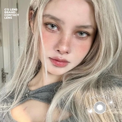 Kính áp tròng 6 tháng DIAN GRAY màu xám sáng tây giãn tròng nhỏ GTRENDY - MC38