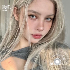 Kính áp tròng 6 tháng DIAN GRAY màu xám sáng tây giãn tròng nhỏ GTRENDY - MC38