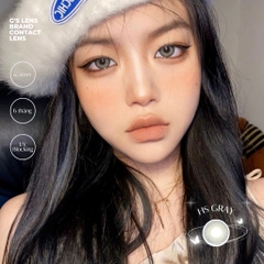 Kính áp tròng 6 tháng HS GRAY màu xám rêu sáng tây giãn tròng nhỏ GTRENDY - MC38