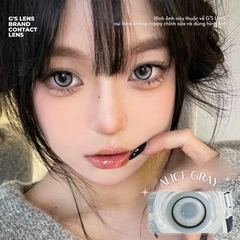 Kính áp tròng 6 tháng ALICE GRAY màu xám sáng tây giãn tròng vừa GTRENDY - MC38