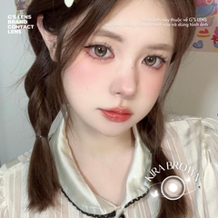 Kính áp tròng 6 tháng KIRA BROWN màu nâu tự nhiên giãn tròng vừa GTRENDY - AL Color 38
