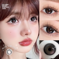 Kính áp tròng 6 tháng ROSE NOIR PINK màu hồng đen sáng tây giãn tròng nhỏ GTRENDY - MCK1