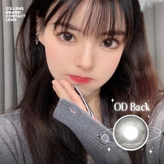 Kính áp tròng 6 tháng OD BLACK màu đen nhũ tự nhiên giãn tròng nhỏ GTRENDY - MC38