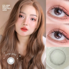 Kính áp tròng 6 tháng DANI GRAY màu xám tự nhiên giãn tròng nhỏ GTRENDY - MC38