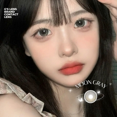 Kính áp tròng 6 tháng MOON GRAY màu xám sáng tây giãn tròng nhỏ GTRENDY - MC38