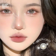 Kính áp tròng 6 tháng MOON GRAY màu xám sáng tây giãn tròng nhỏ GTRENDY - MC38