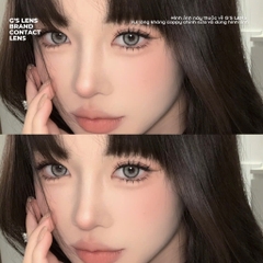 Kính áp tròng 6 tháng DAYANE GRAY màu xám sáng tây giãn tròng nhỏ GTRENDY - MC38