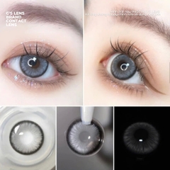 Kính áp tròng 6 tháng DAYANE GRAY màu xám sáng tây giãn tròng nhỏ GTRENDY - MC38